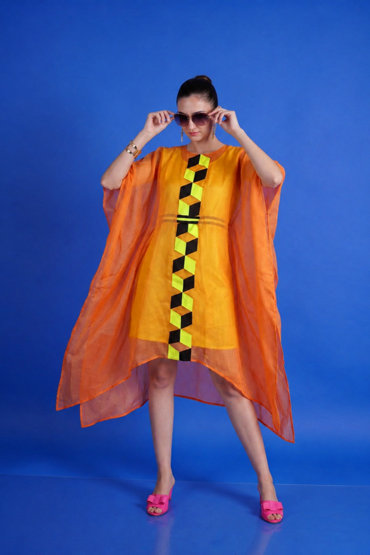 Citrus Kaftan Dress