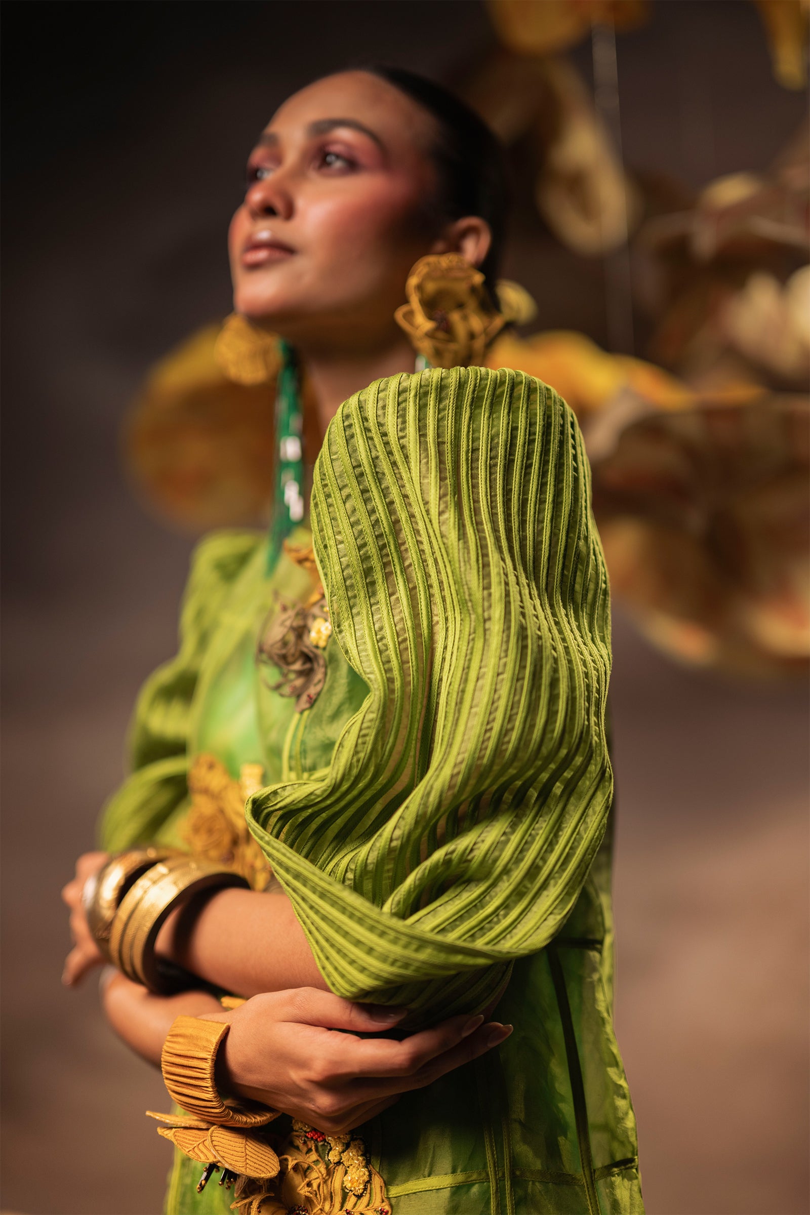 Verdant Fiesta Dress