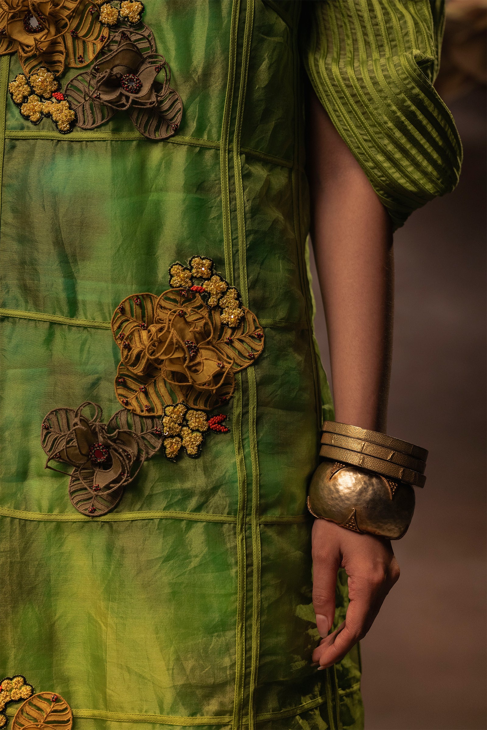 Verdant Fiesta Dress