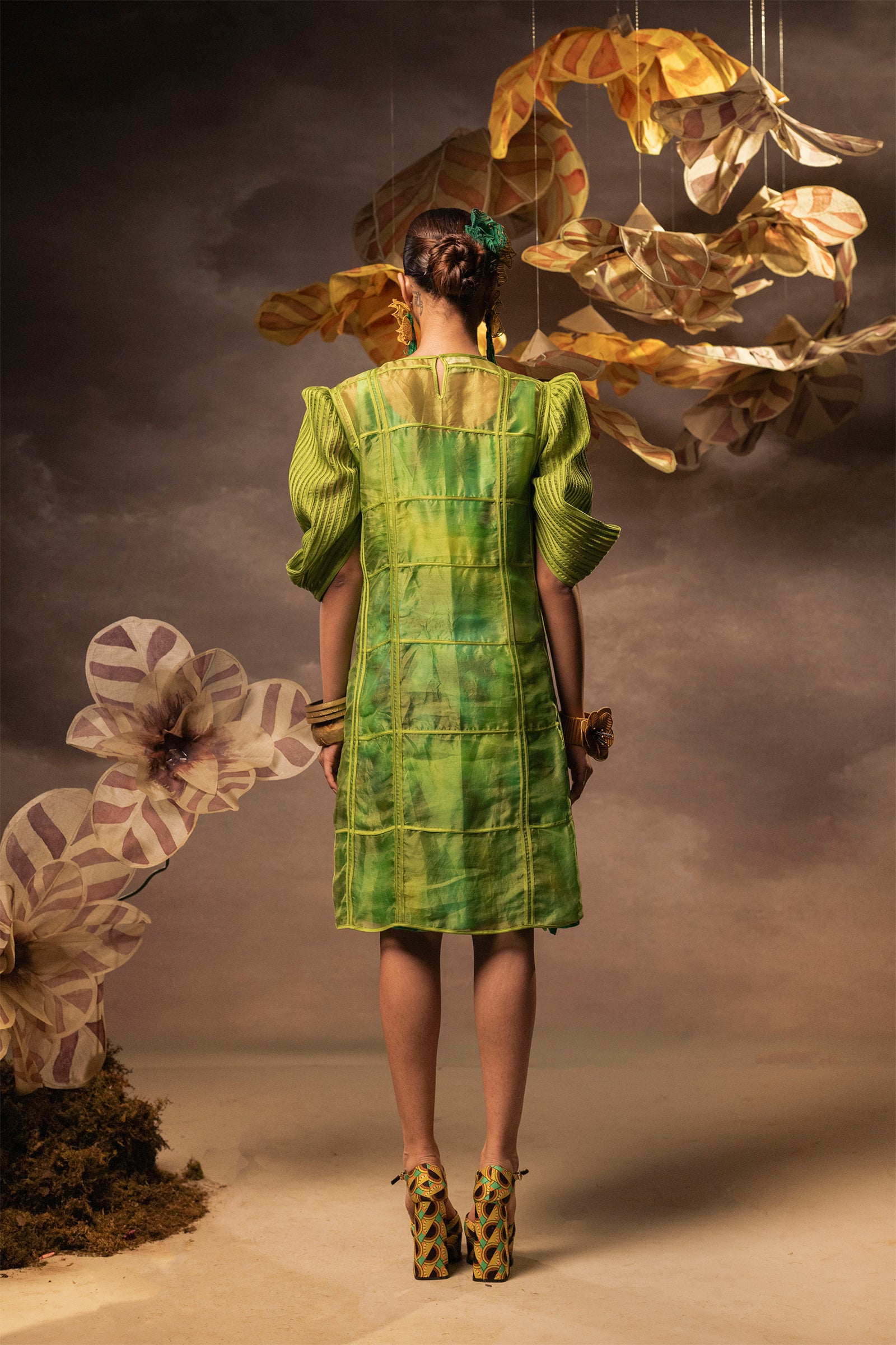 Verdant Fiesta Dress