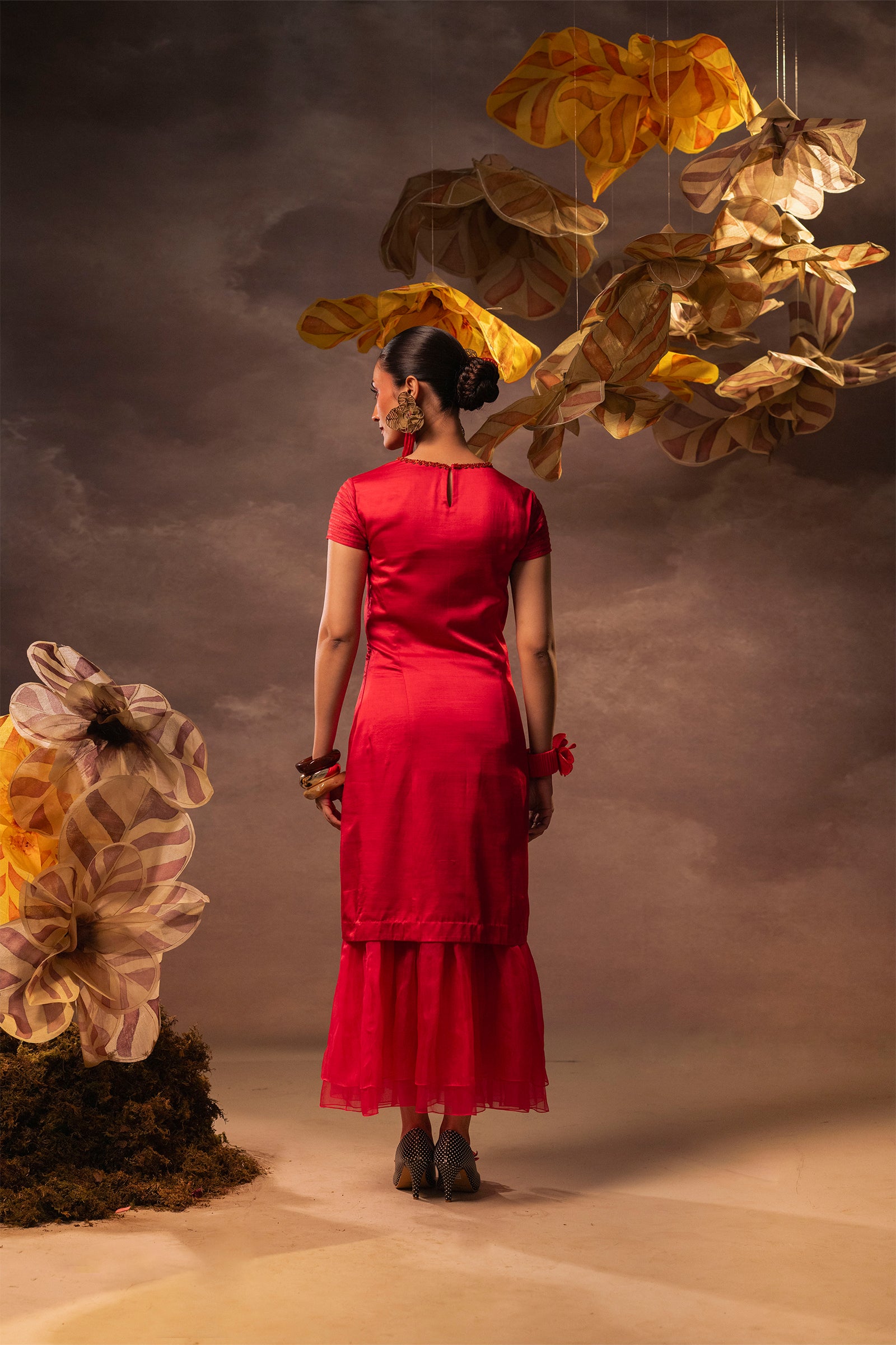 Crimson Fiesta Dress