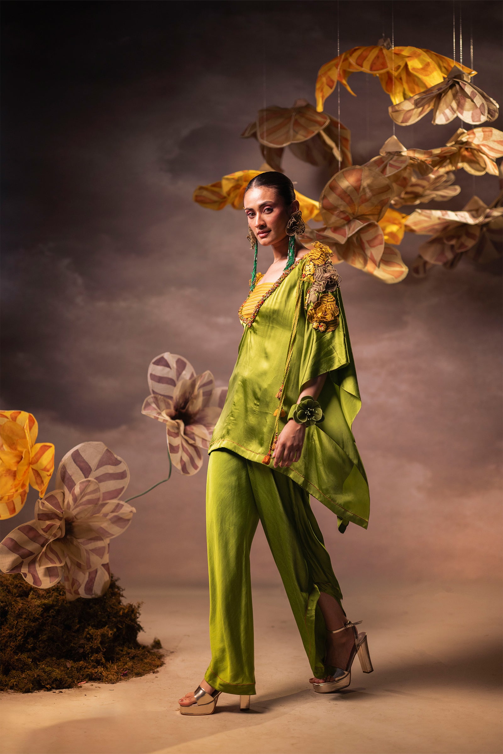 Chartreuse Muse Co-ord