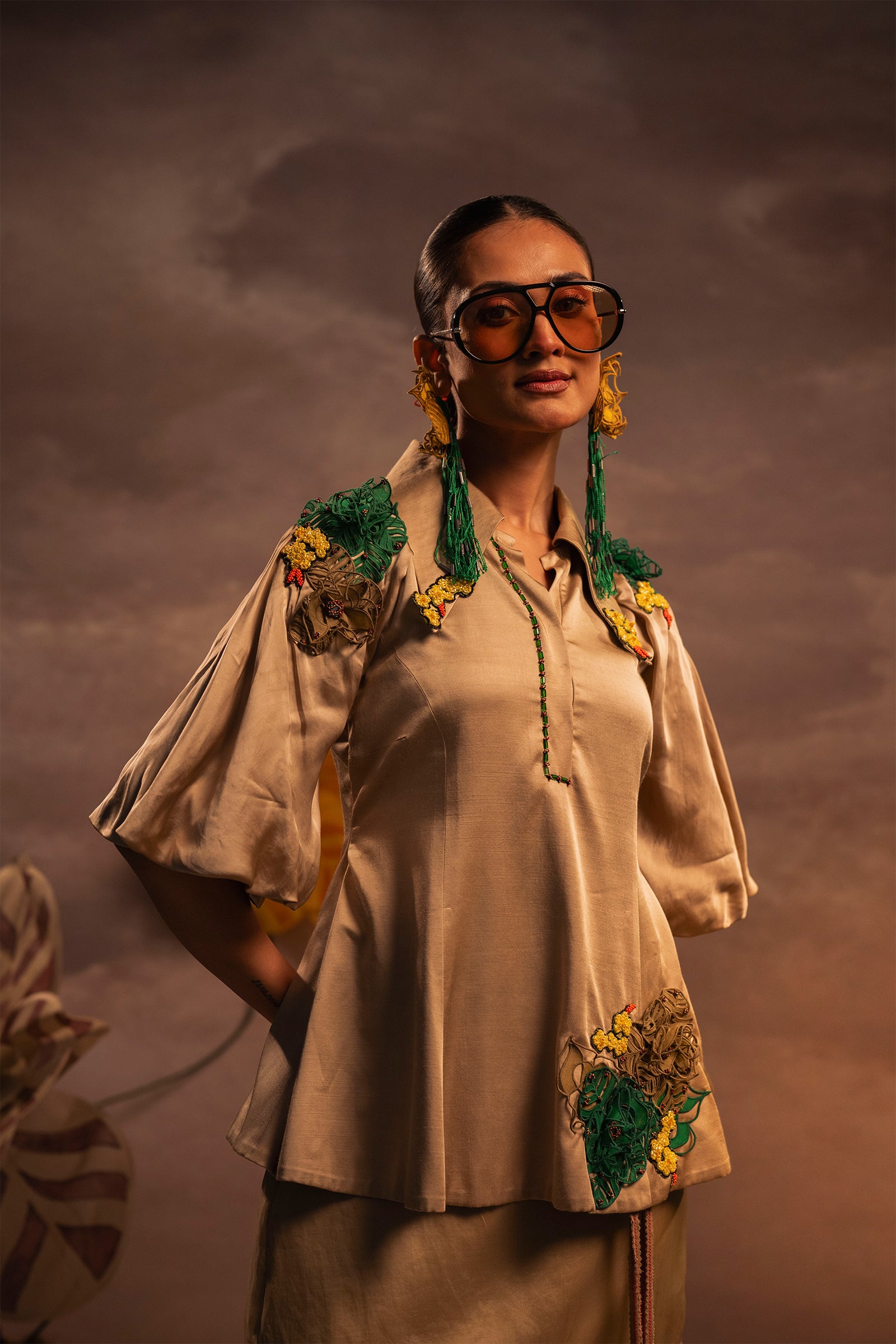 Sahara Bloom Skirt Set