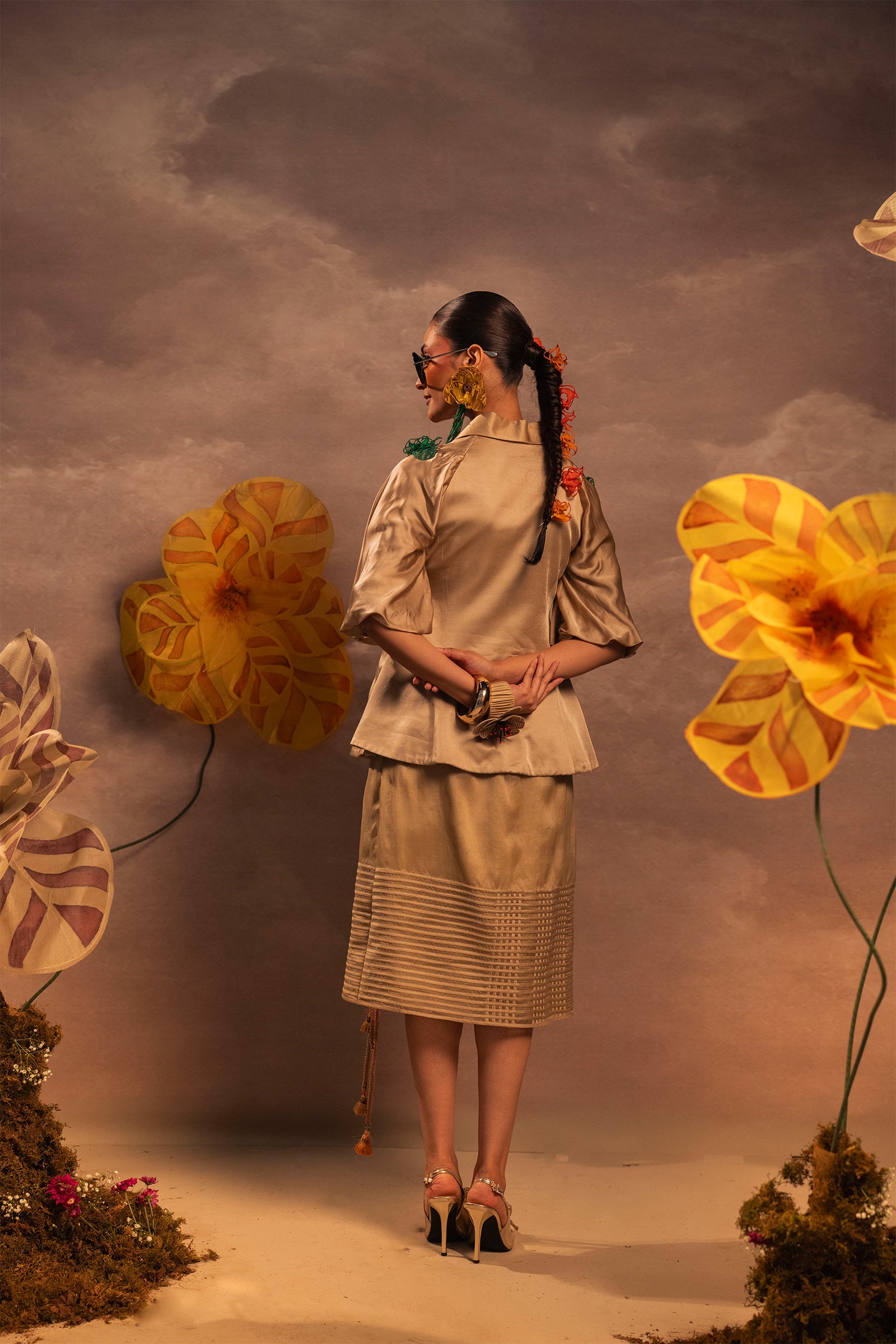 Sahara Bloom Skirt Set