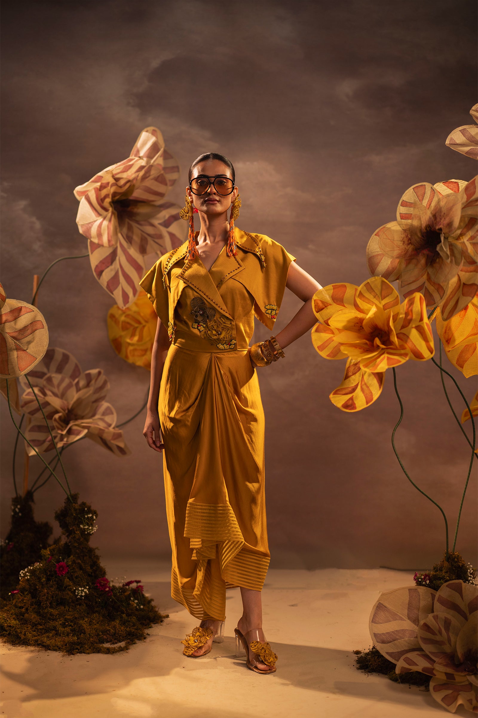 Amber Drape Ensemble