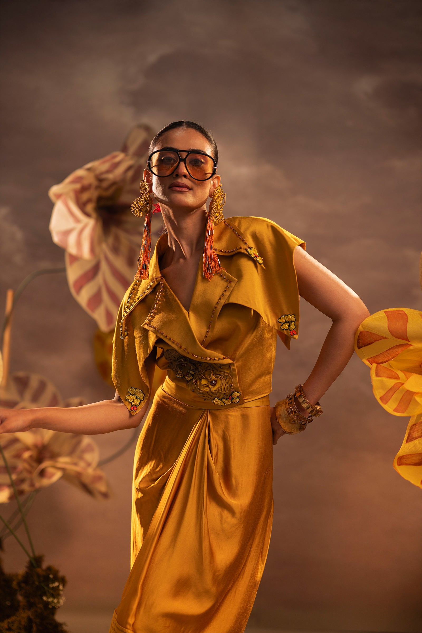 Amber Drape Ensemble