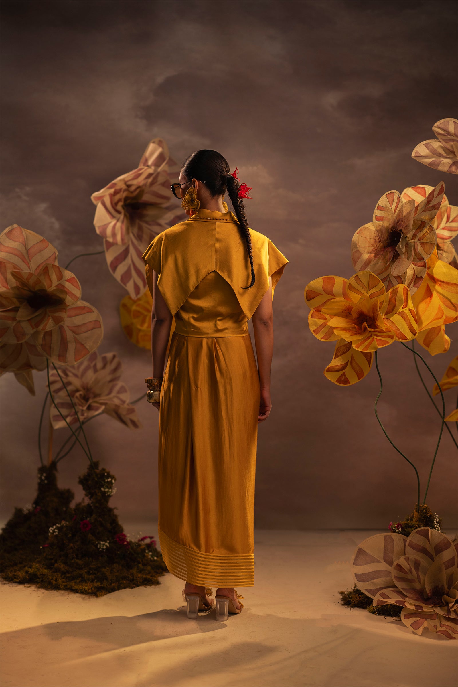 Amber Drape Ensemble