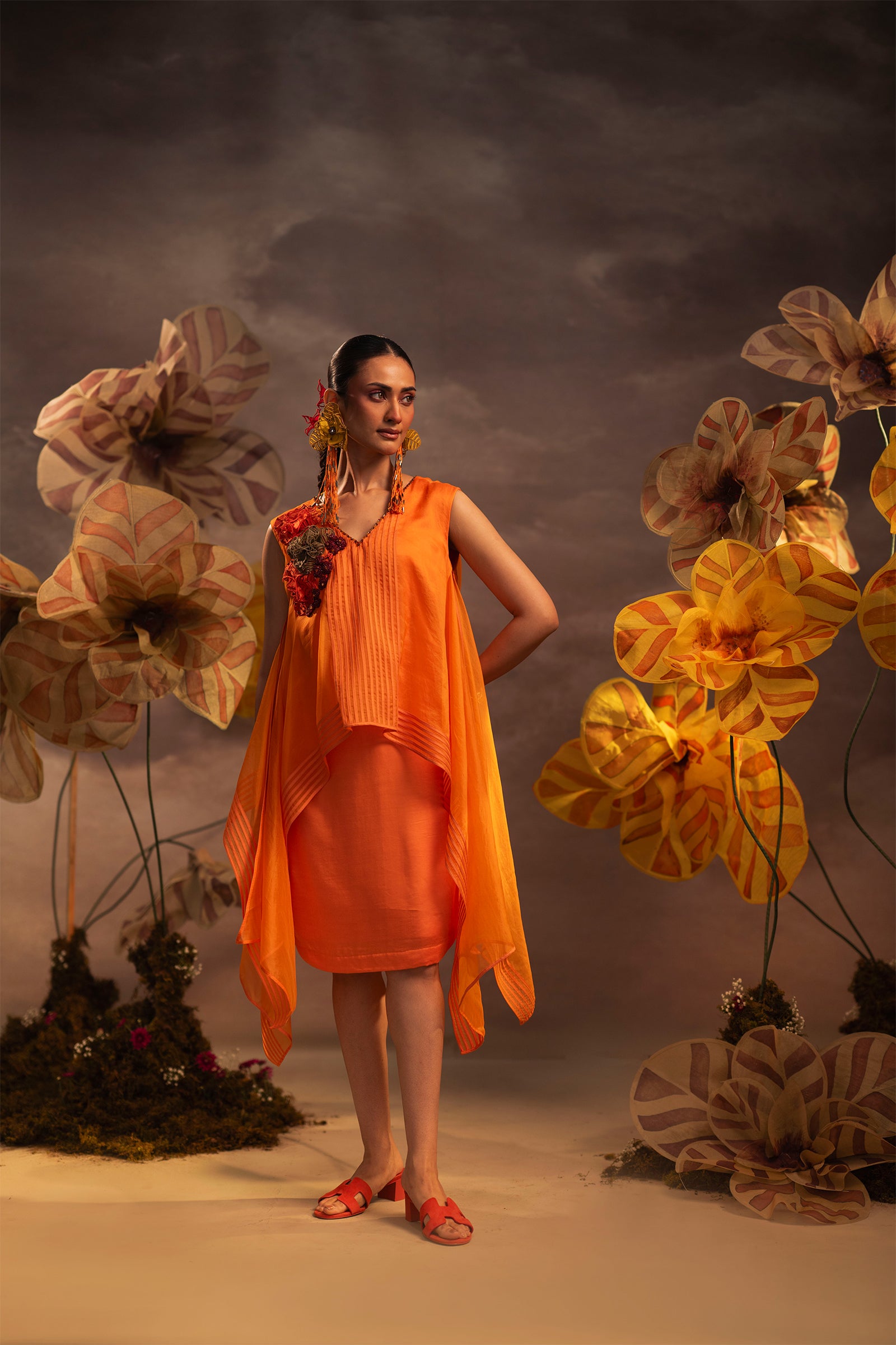 Citrus Cascade Dress