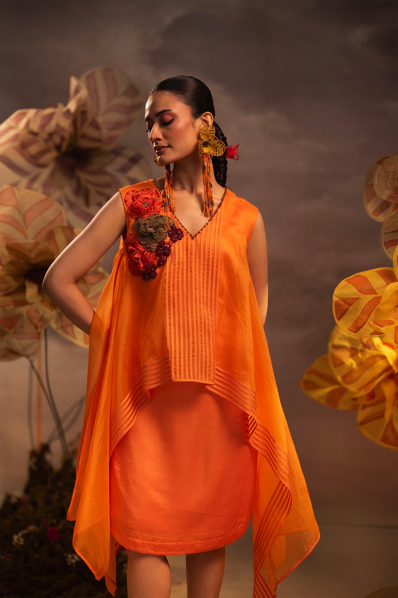 Citrus Cascade Dress
