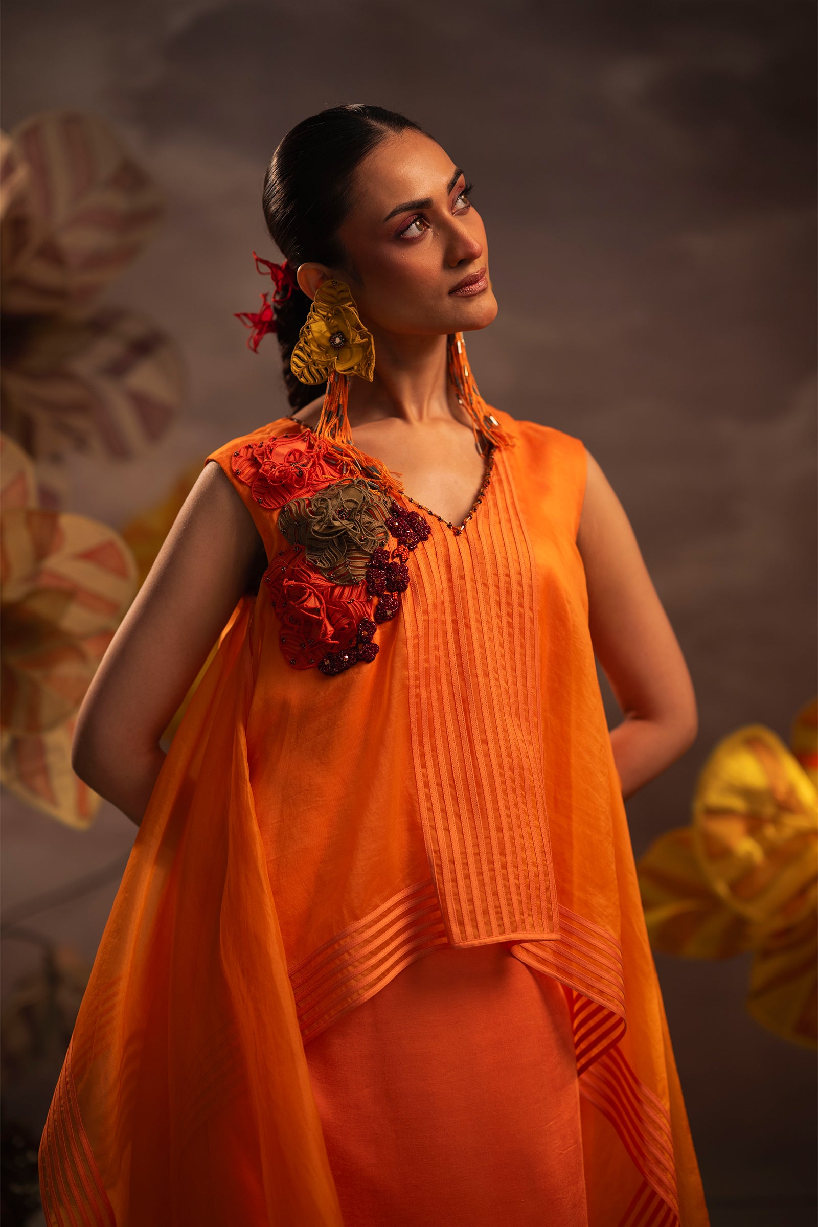 Citrus Cascade Dress