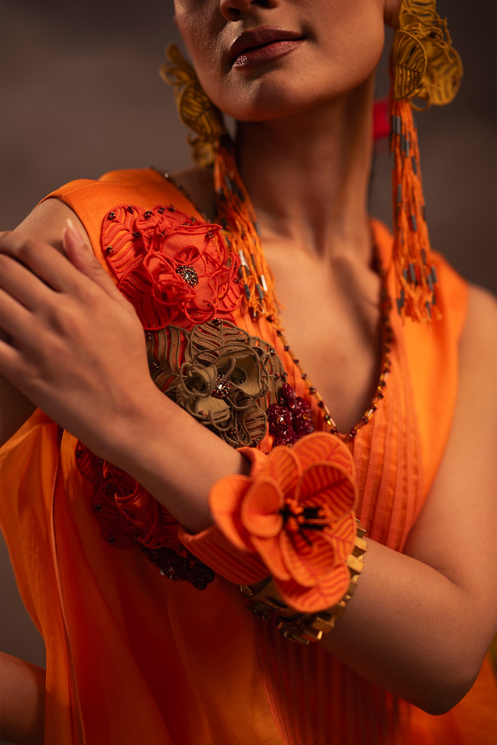 Citrus Cascade Dress