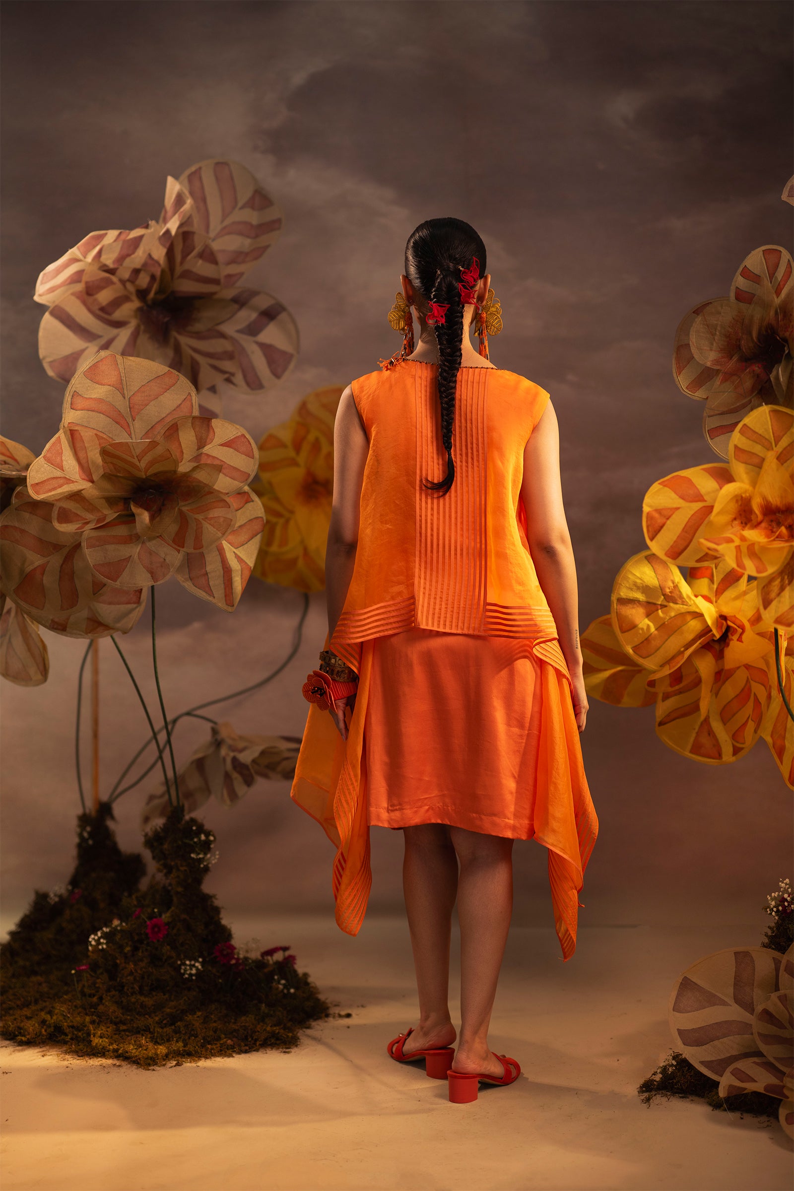 Citrus Cascade Dress