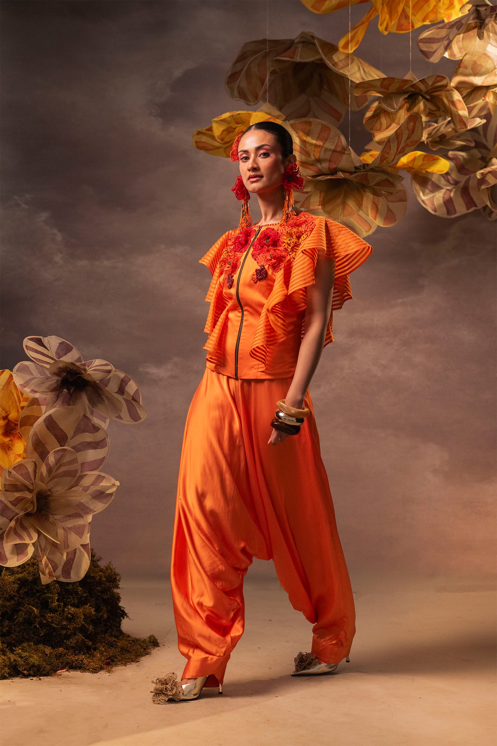 Tangerine Fiesta Co-ord