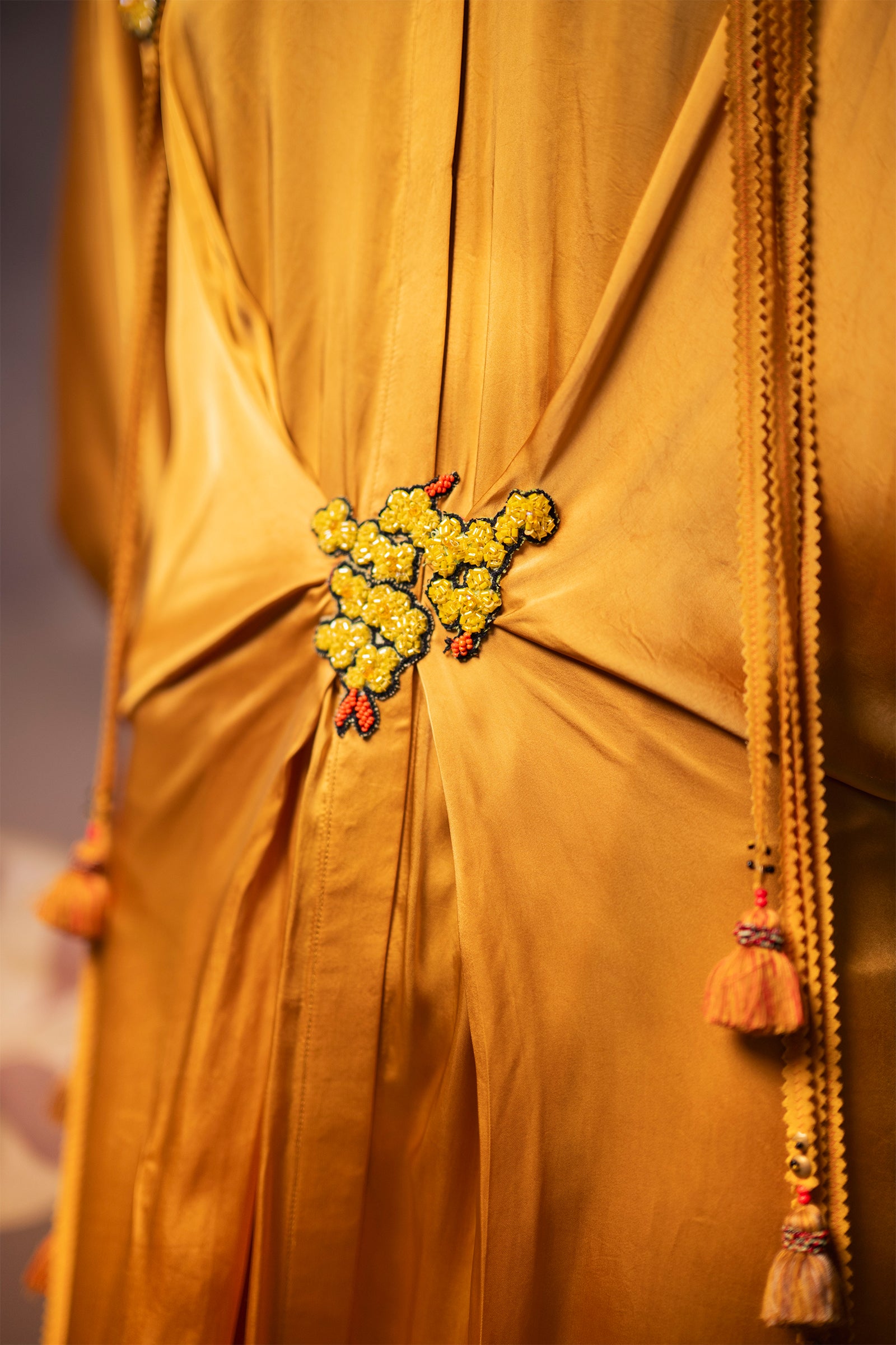 Golden Wrap Kaftan