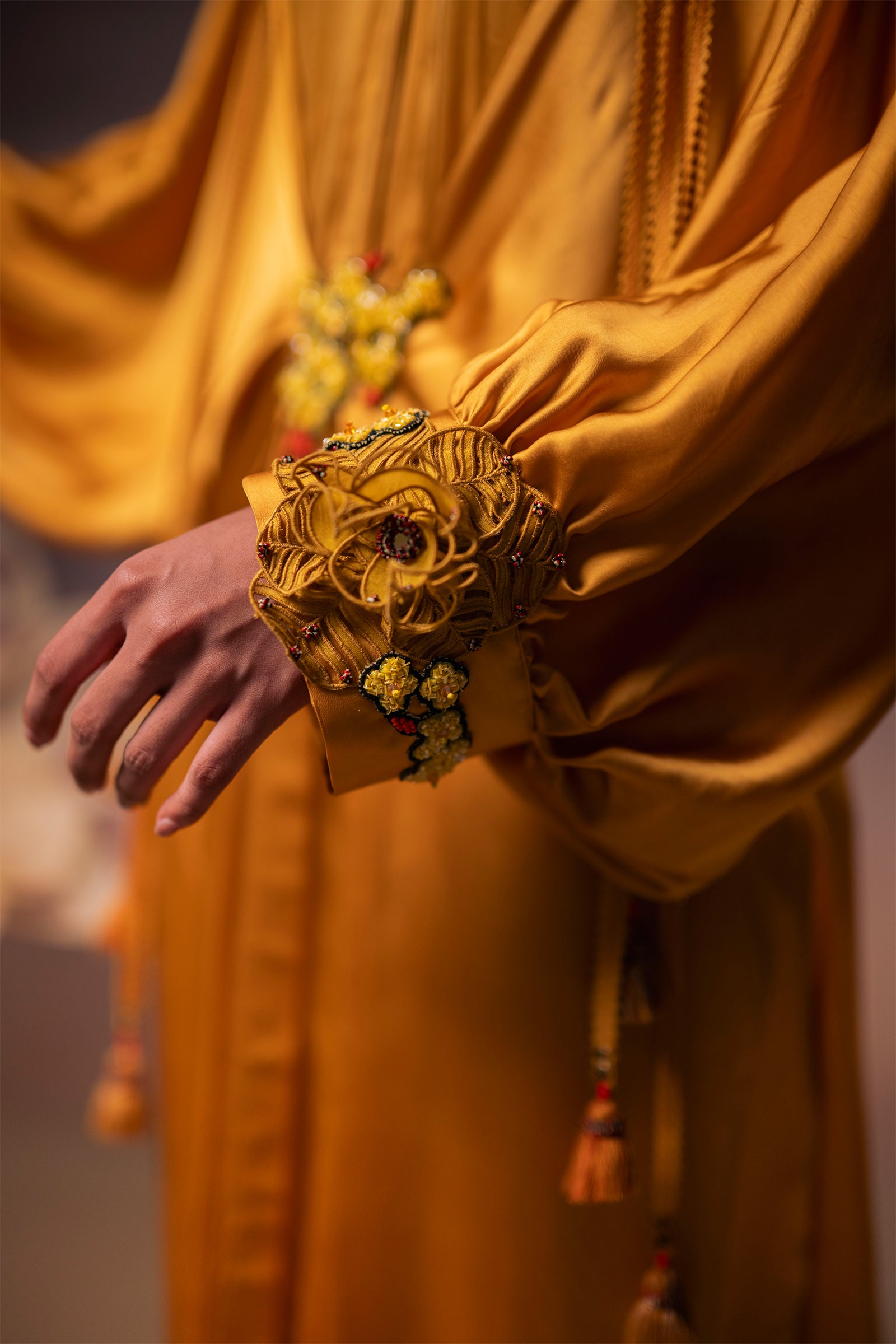 Golden Wrap Kaftan