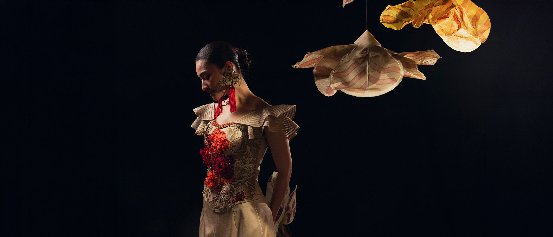 Two women in vintage attire with 'Retro Bloom Collection' logo between them.