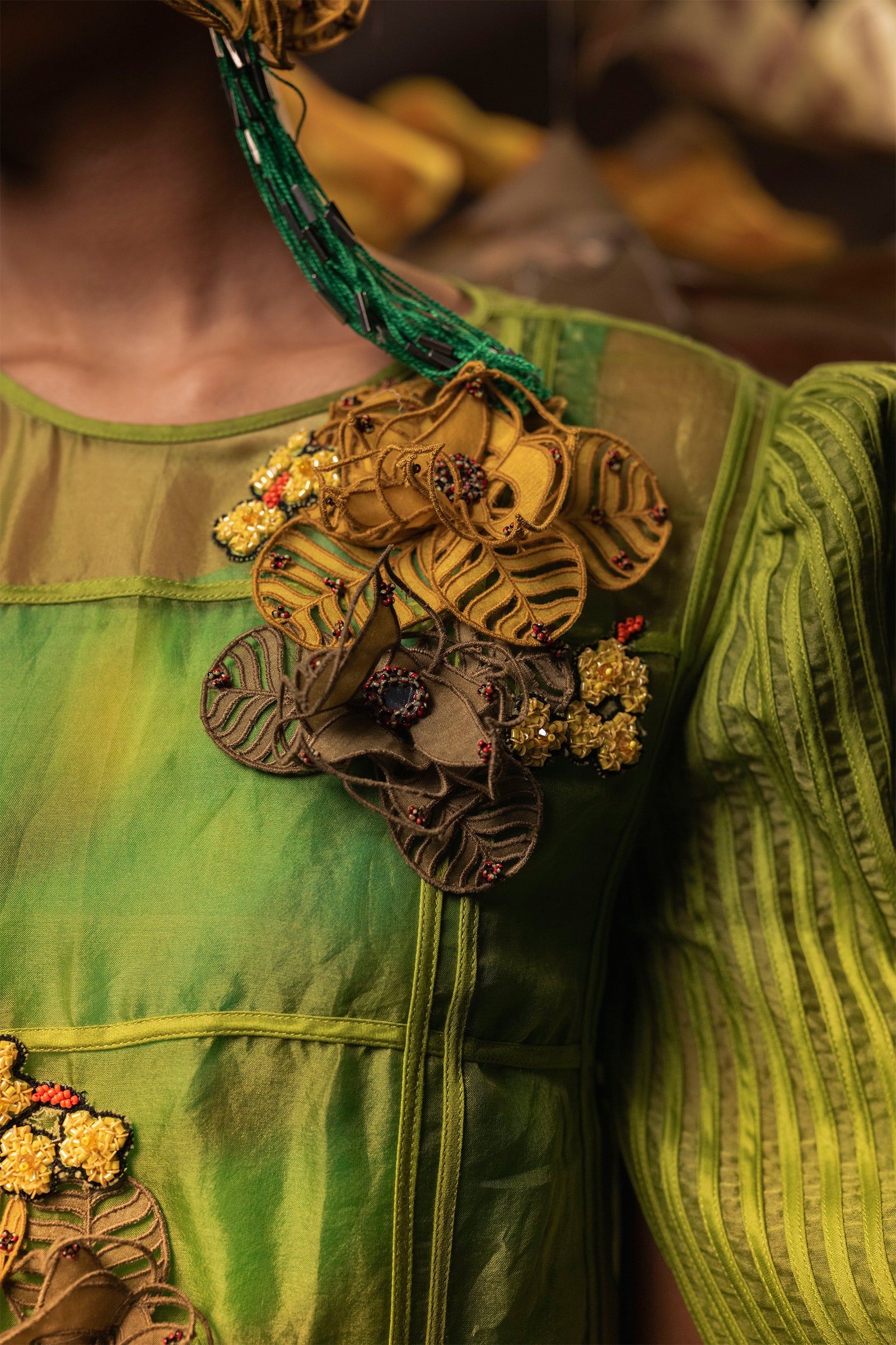 Verdant Fiesta Dress