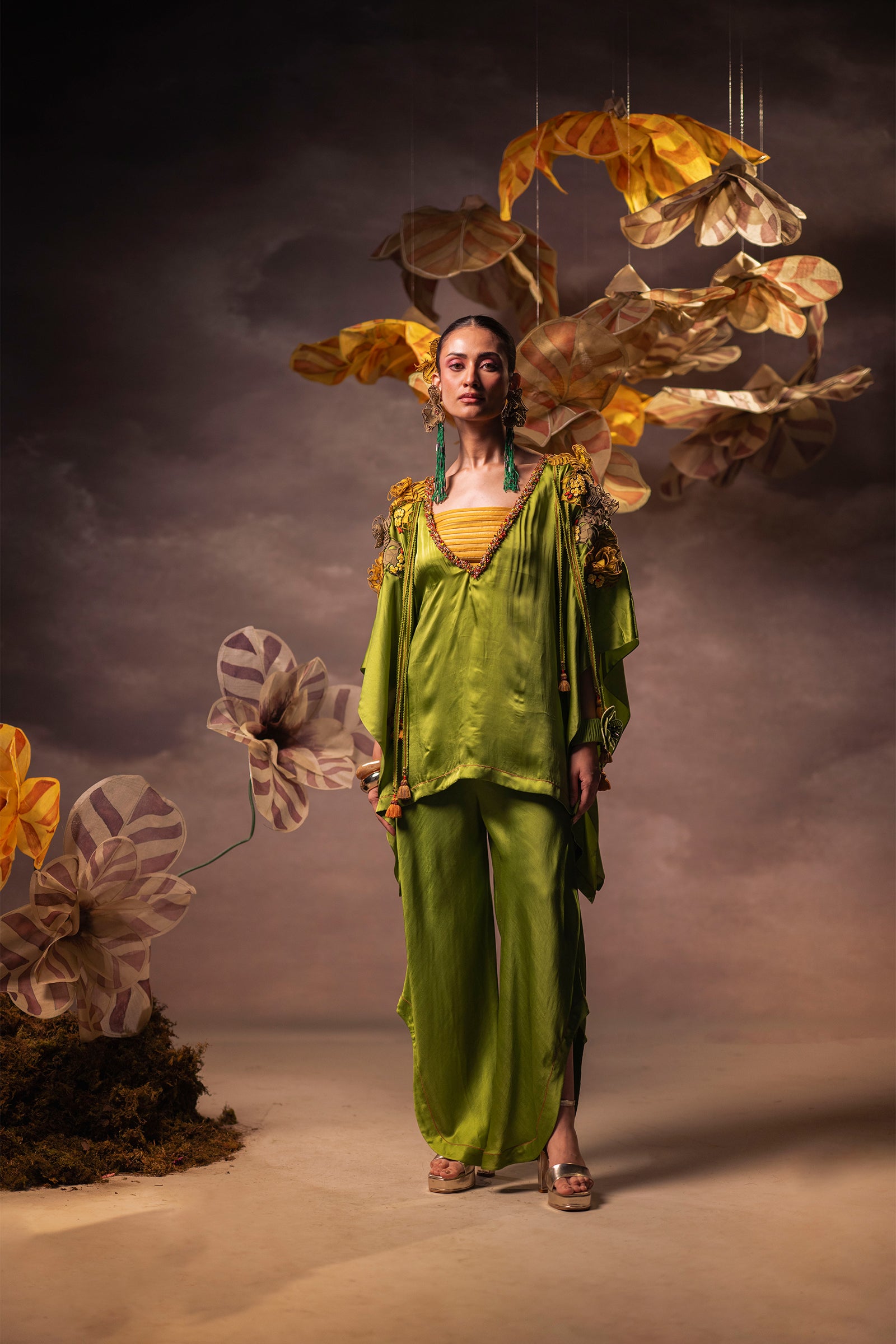 Chartreuse Muse Co-ord