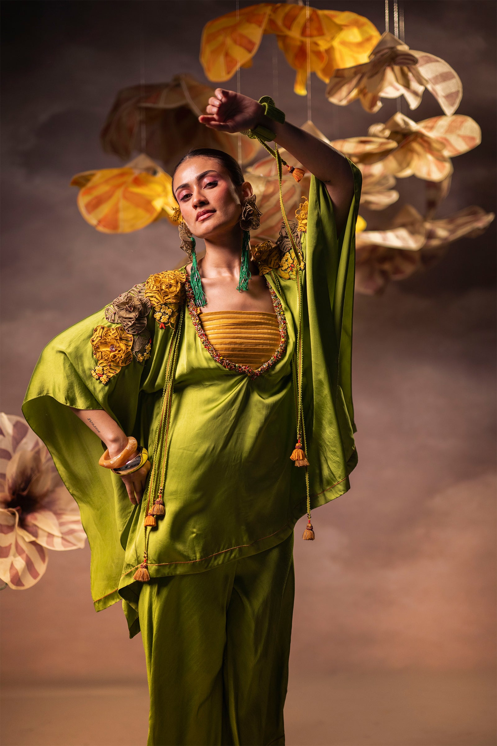 Chartreuse Muse Co-ord