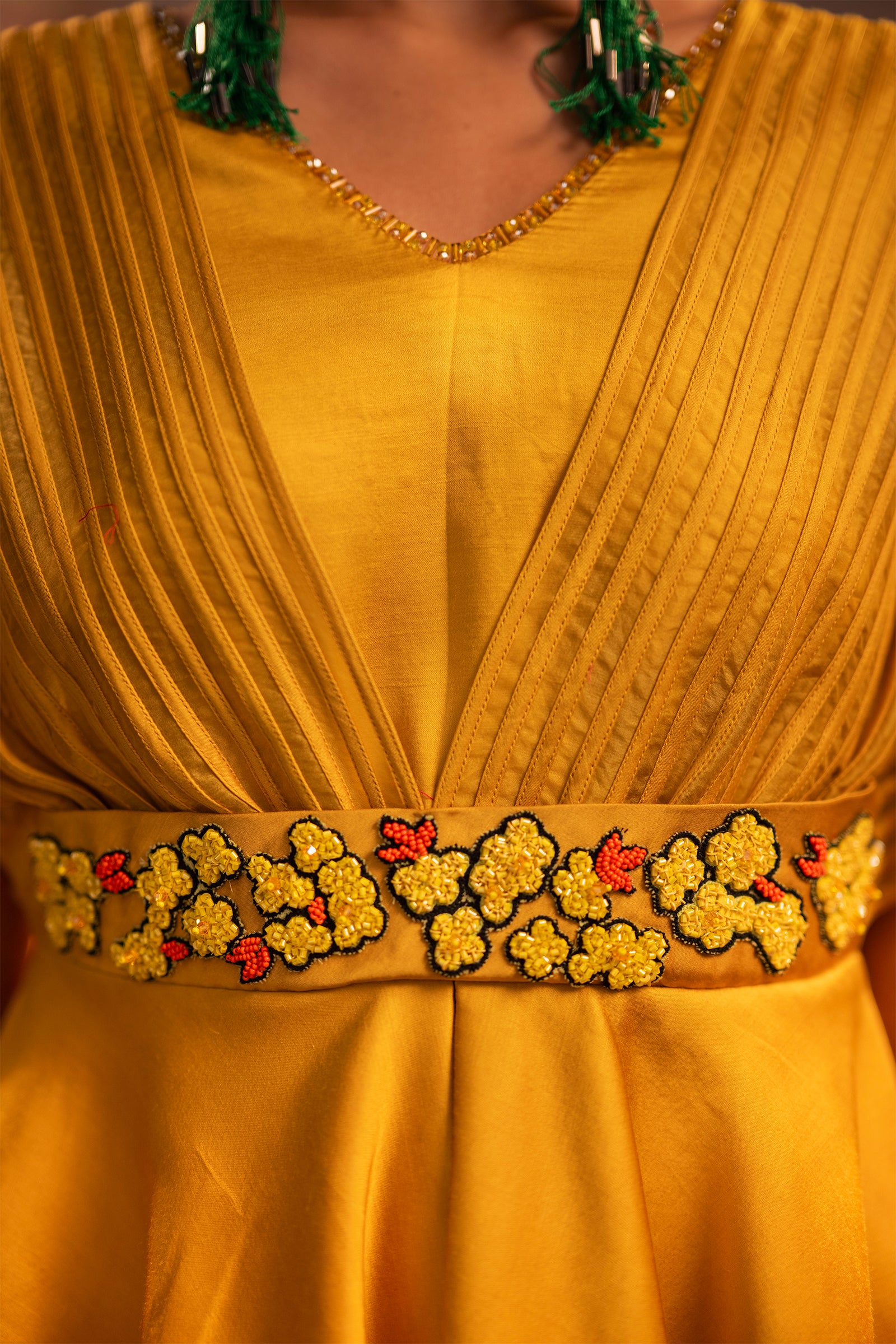 Sunflower Peplum Set