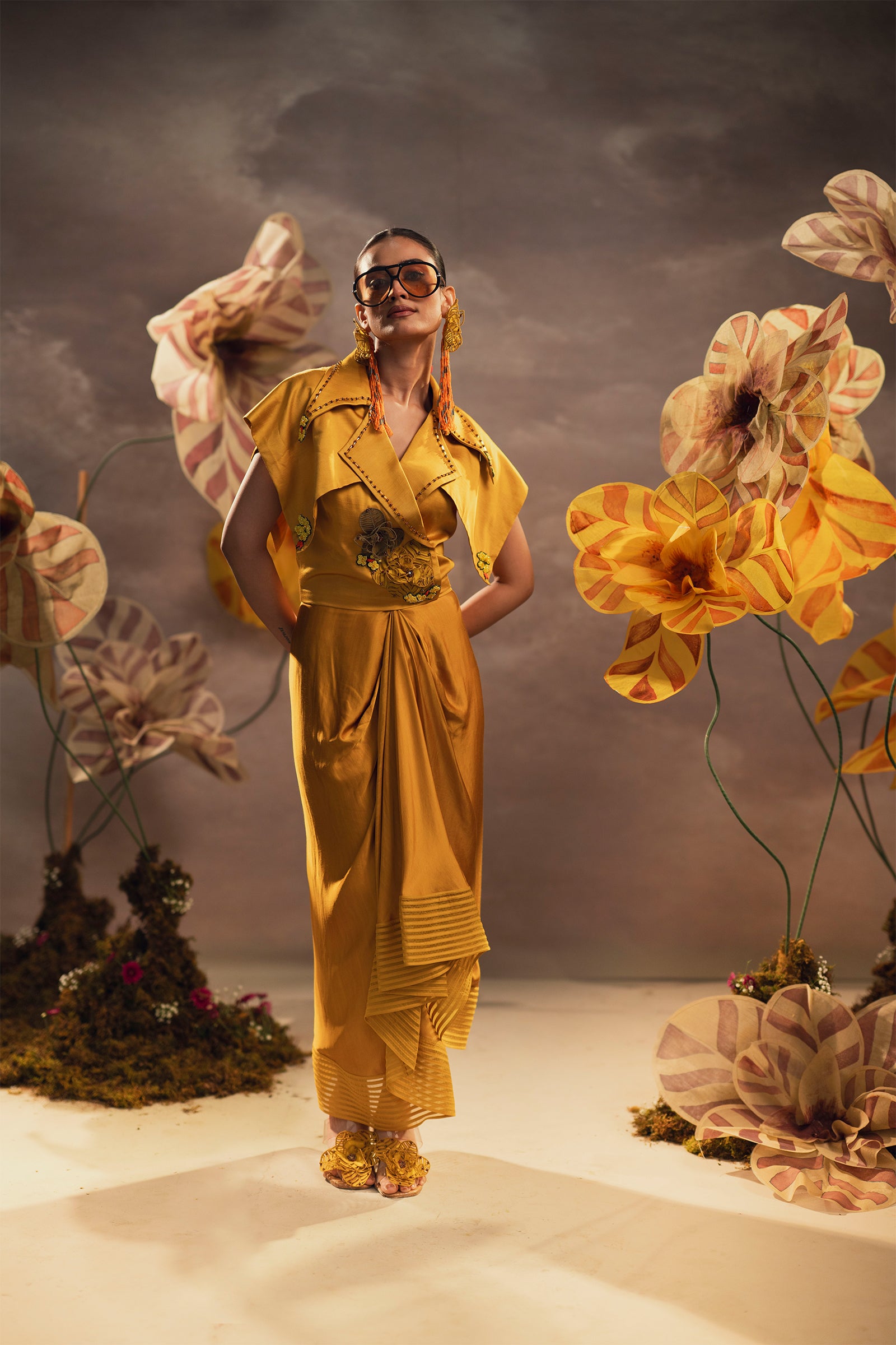 Amber Drape Ensemble