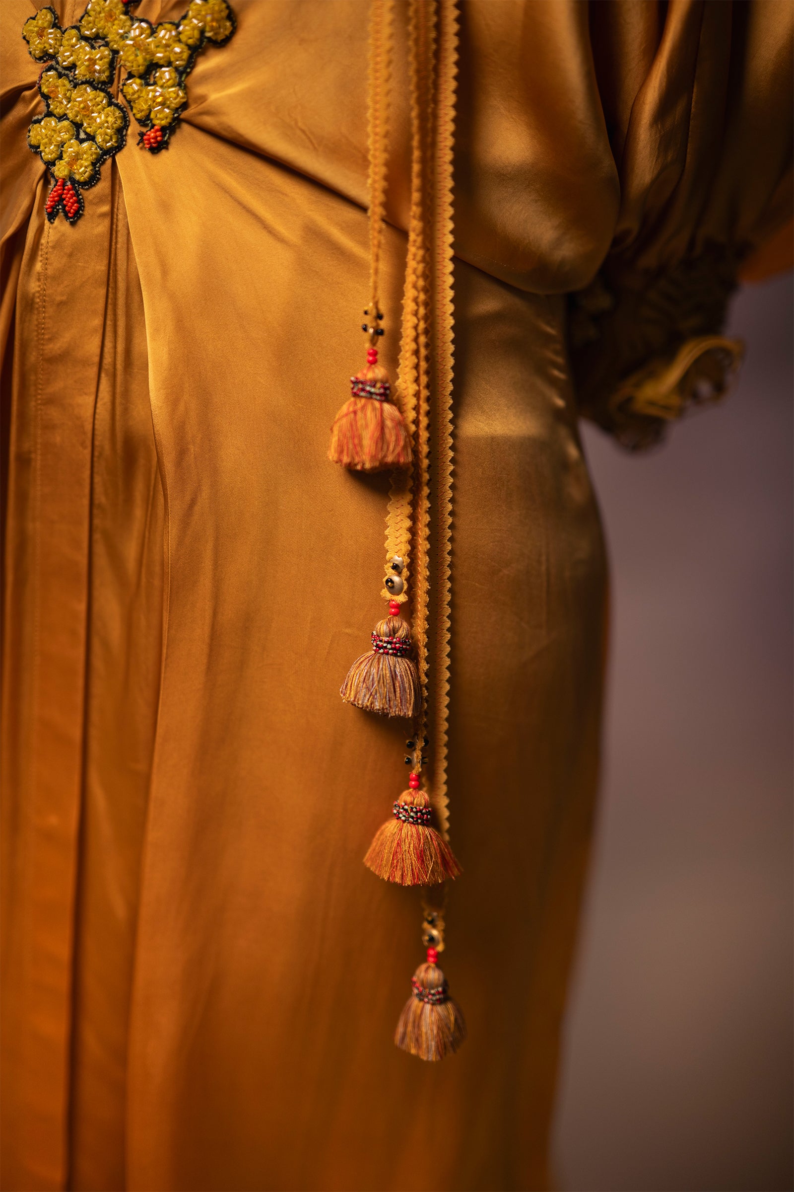 Golden Wrap Kaftan